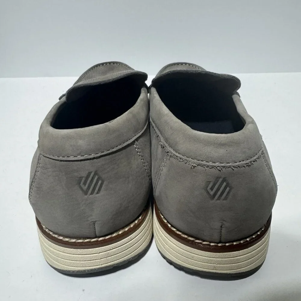 Johnston & Murphy Mens Upton Loafers Gray Size 11.5M